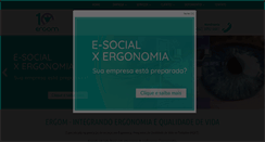 Desktop Screenshot of ergomconsultoria.com.br